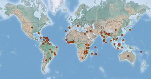 Distribution Map by CABI