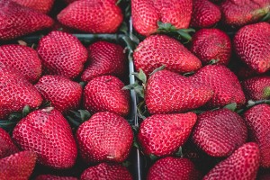 strawberries basket