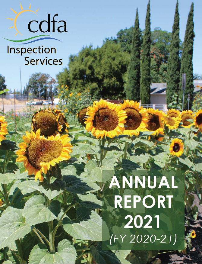 CDFA Inspection Services Division Annual Report 2021