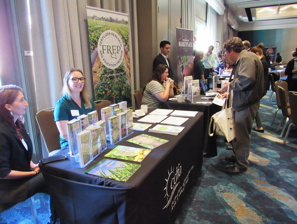 FREP materials at agriculture conference.