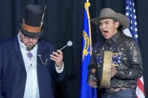The Conference Opening Ceremony begins with a drum performance.
